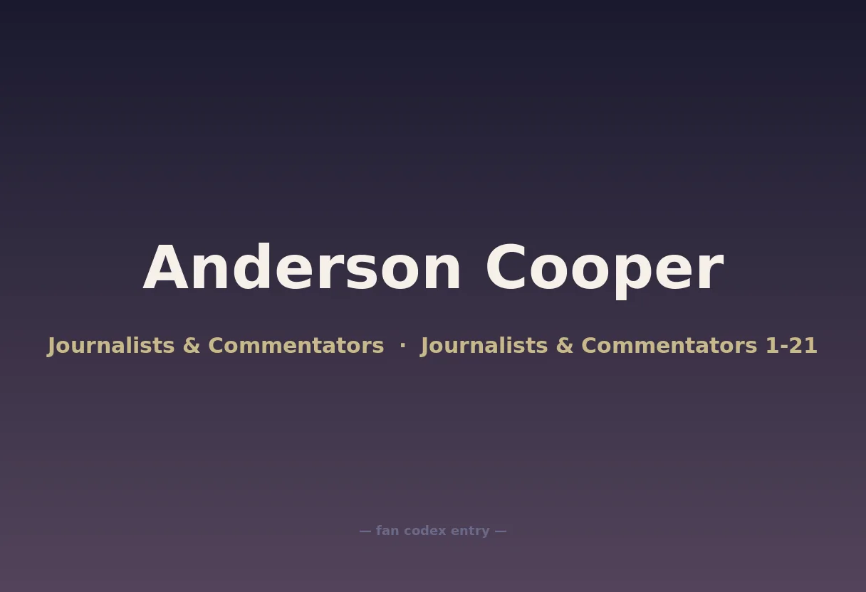 Anderson Cooper