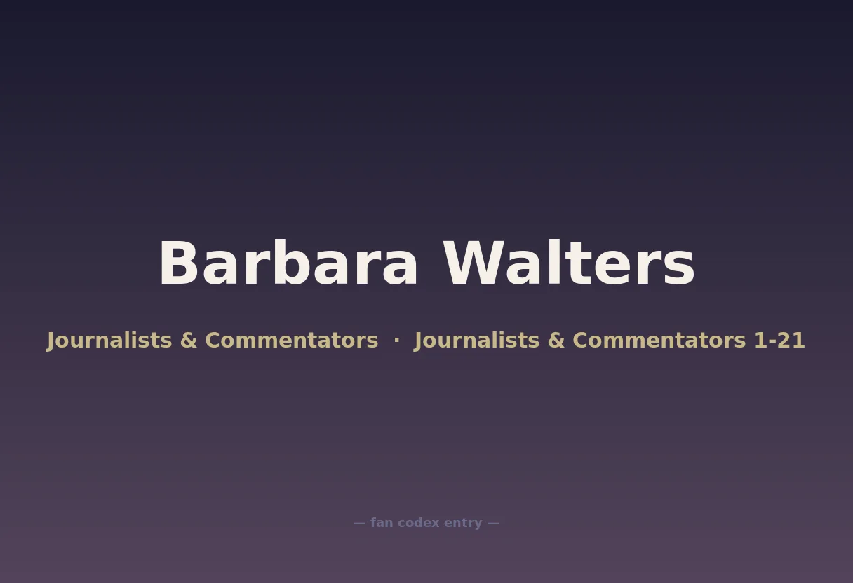 Barbara Walters