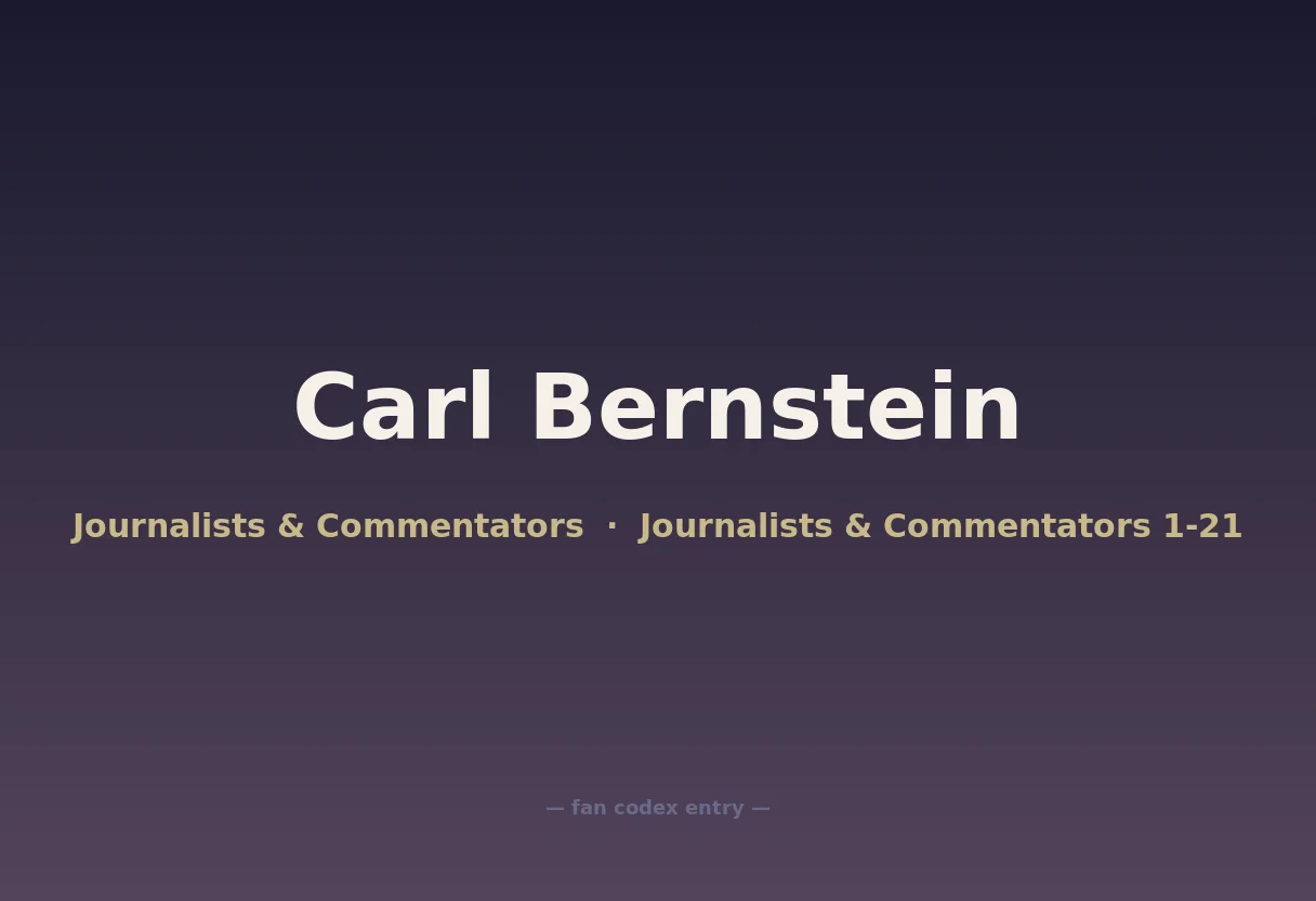 Carl Bernstein