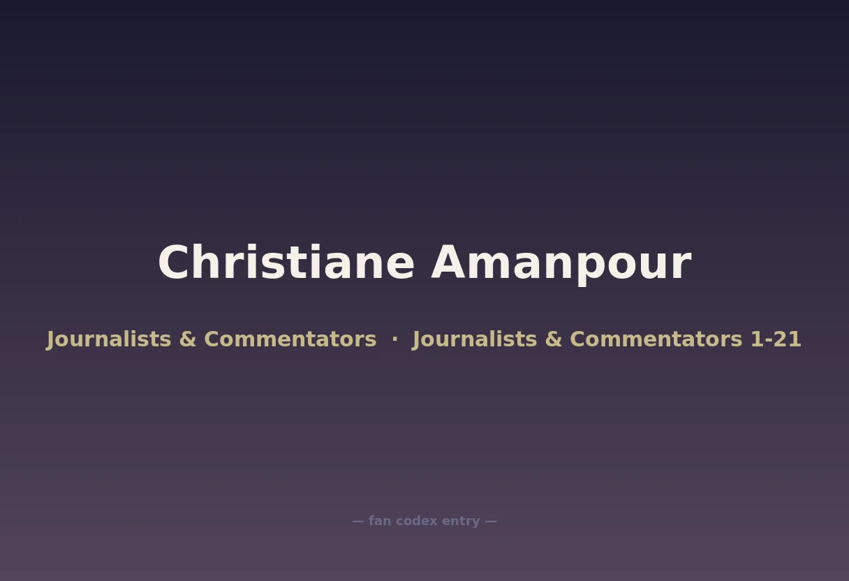 Christiane Amanpour