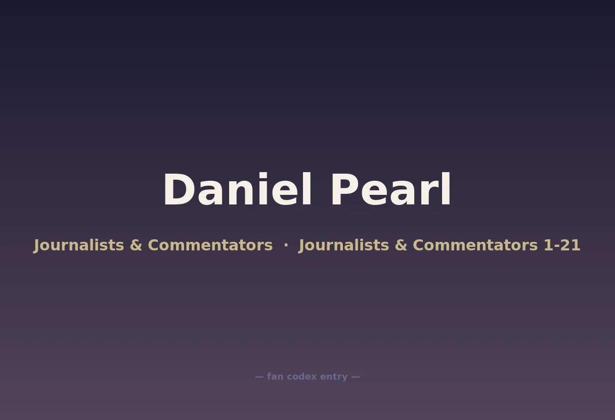 Daniel Pearl